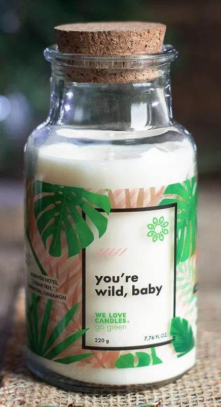 Youre wild Baby 220g  Świeca sojowa zapachowa
