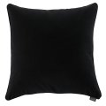 Poduszka dekoracyjna Belts Black White 60x60cm tył