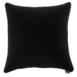 Poduszka dekoracyjna Belts Black White 60x60cm tył
