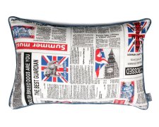 Dekorative Kissenhülle  Newspaper 40x60 cm
