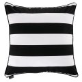 Poduszka dekoracyjna Belts Black White 60x60cm