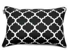 Dekorative Kissenhülle Clover Black 40x60 cm