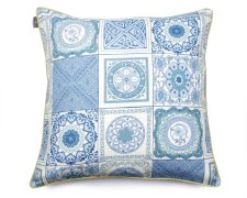 Dekorative Kissenhülle Spain Mosaic Blue 60x60 cm