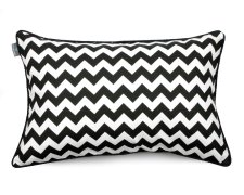 Dekorative Kissenhülle  Zig Zag Black White 40x60 cm